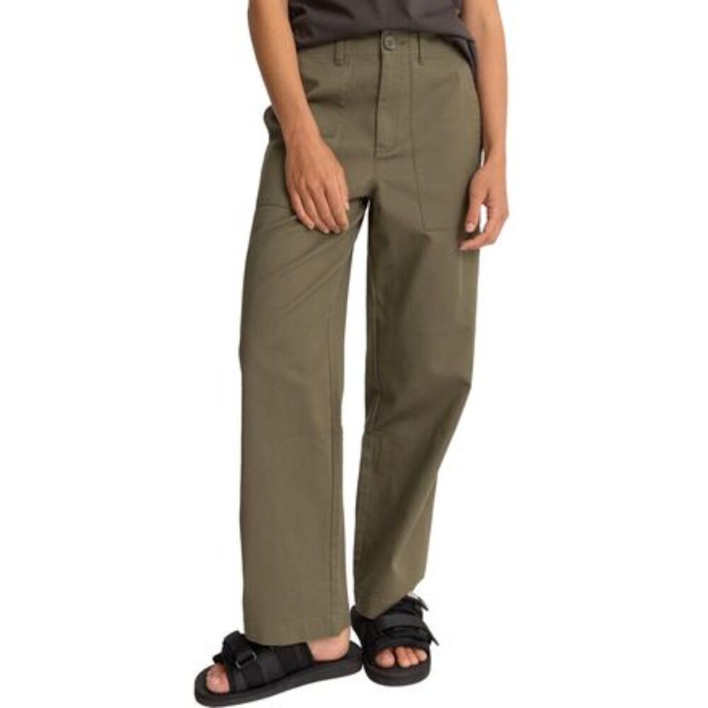 Rhythm Fatigue Pant, Olive size 8